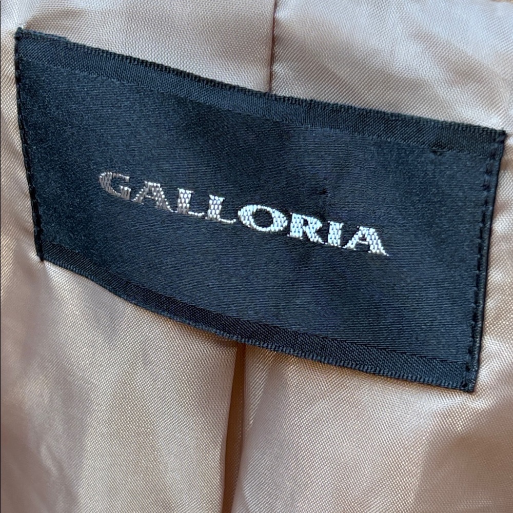 Stylish Tan Belted Coat stunning cashmere wool - Picture 9 of 9